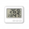 Термометр-гигрометр с часами, будильником и смайликом (*)